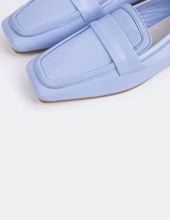 Loafers-L'INTERVALLE Brescia Blue Leather