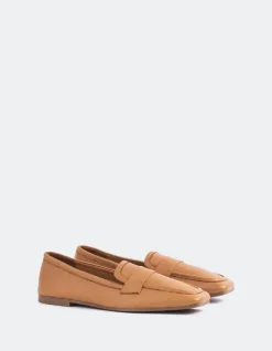 Loafers-L'INTERVALLE Brescia Tan Leather