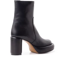 Ankle Boots-L'INTERVALLE Brody Black Leather