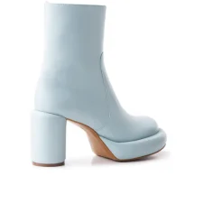 Ankle Boots-L'INTERVALLE Brody Mint Leather
