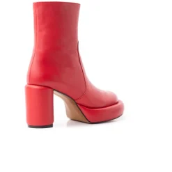 Ankle Boots-L'INTERVALLE Brody Red Leather