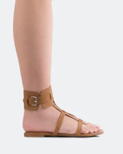 Fisherman|Flats-L'INTERVALLE Bruni Tan Leather