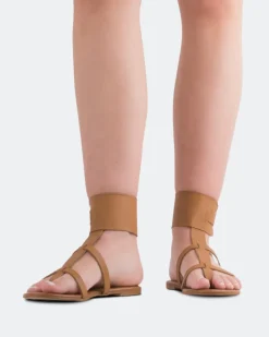 Fisherman|Flats-L'INTERVALLE Bruni Tan Leather
