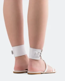 Fisherman|Flats-L'INTERVALLE Bruni White Leather