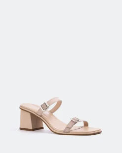 Mid Heels-L'INTERVALLE Cagliari Nude Leather