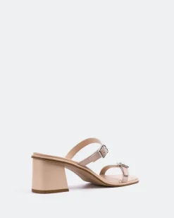 Mid Heels-L'INTERVALLE Cagliari Nude Leather