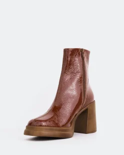 Platform|Ankle Boots-L'INTERVALLE Camillo Tan Naplack