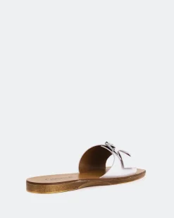 Wood Sandals|Flats-L'INTERVALLE Campari Off White Leather
