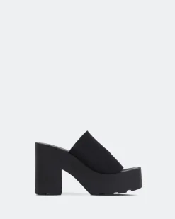 Platform-L'INTERVALLE Carangi Black Lycra