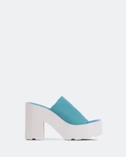 Platform-L'INTERVALLE Carangi Blue Lycra