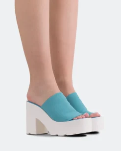 Platform-L'INTERVALLE Carangi Blue Lycra