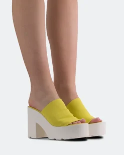 Platform-L'INTERVALLE Carangi Yellow Lycra