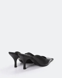 Mules-L'INTERVALLE Carthan Black Leather
