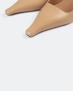 Mules-L'INTERVALLE Carthan Camel Leather