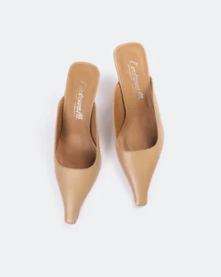 Mules-L'INTERVALLE Carthan Camel Leather