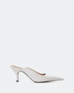 Mules-L'INTERVALLE Carthan Off White Leather