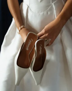 Mules-L'INTERVALLE Carthan Off White Leather