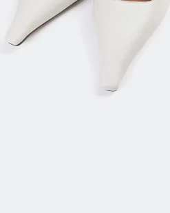 Mules-L'INTERVALLE Carthan Off White Leather