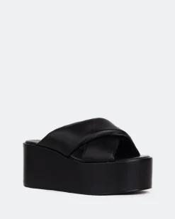 Platform-L'INTERVALLE Casa Black Leather