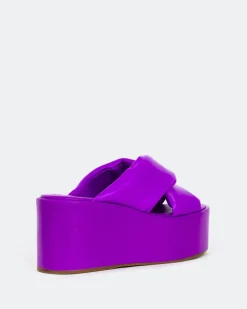 Platform-L'INTERVALLE Casa Purple Leather