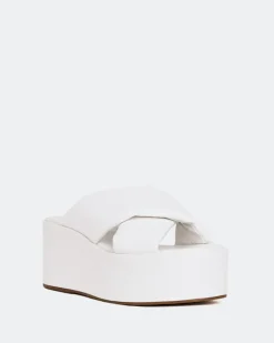 Platform-L'INTERVALLE Casa White Leather