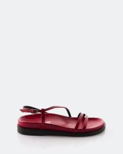 Flats-L'INTERVALLE Cassiane Red Leather