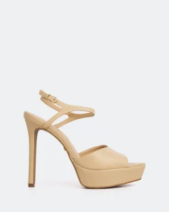 Platform|High Heels-L'INTERVALLE Cavo Camel Leather