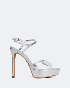 Platform|High Heels-L'INTERVALLE Cavo Silver Metal