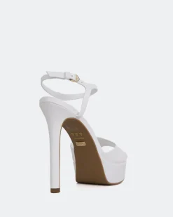 Platform|High Heels-L'INTERVALLE Cavo White Leather