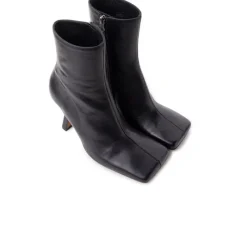 Ankle Boots-L'INTERVALLE Cedar Black Leather