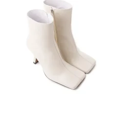 Ankle Boots-L'INTERVALLE Cedar Off White Leather