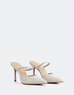 Mules-L'INTERVALLE Celandine Off White Leather