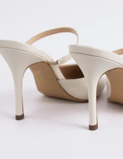 Mules-L'INTERVALLE Celandine Off White Leather