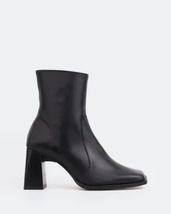 Ankle Boots-L'INTERVALLE Chard Black Leather