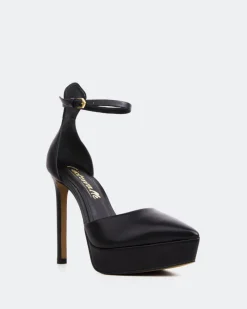 Platforms-L'INTERVALLE Charmed Black Leather
