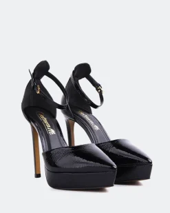 Platforms-L'INTERVALLE Charmed Black Naplack