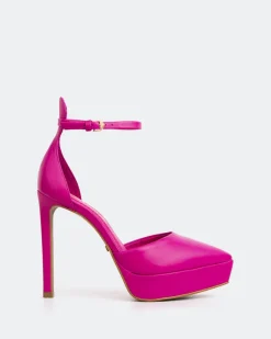 Platforms-L'INTERVALLE Charmed Fuchsia Leather