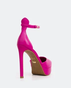 Platforms-L'INTERVALLE Charmed Fuchsia Leather