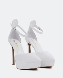 Platforms-L'INTERVALLE Charmed White Leather