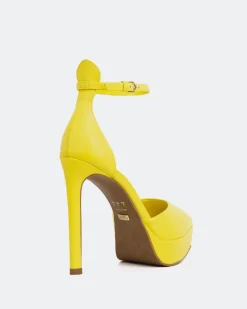 Platforms-L'INTERVALLE Charmed Yellow Leather