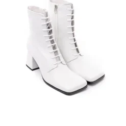 Ankle Boots-L'INTERVALLE Chatham White Leather