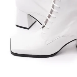 Ankle Boots-L'INTERVALLE Chatham White Leather
