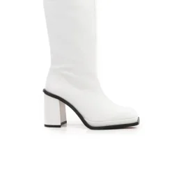 Ankle Boots-L'INTERVALLE Chaumont White Leather