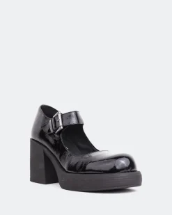Mary-jane-L'INTERVALLE Cheeky Black Naplack