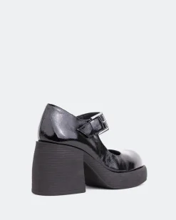 Mary-jane-L'INTERVALLE Cheeky Black Naplack