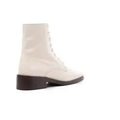 Ankle Boots-L'INTERVALLE Chertsy Off White Leather
