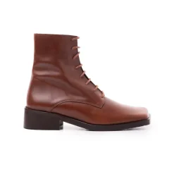 Ankle Boots-L'INTERVALLE Chertsy Tan Leather
