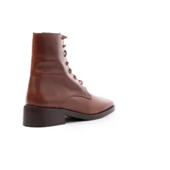Ankle Boots-L'INTERVALLE Chertsy Tan Leather