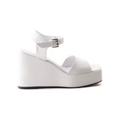 Wedges-L'INTERVALLE Chiado White Leather