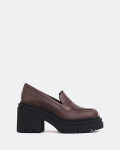 Loafers-L'INTERVALLE Chip Brown Leather